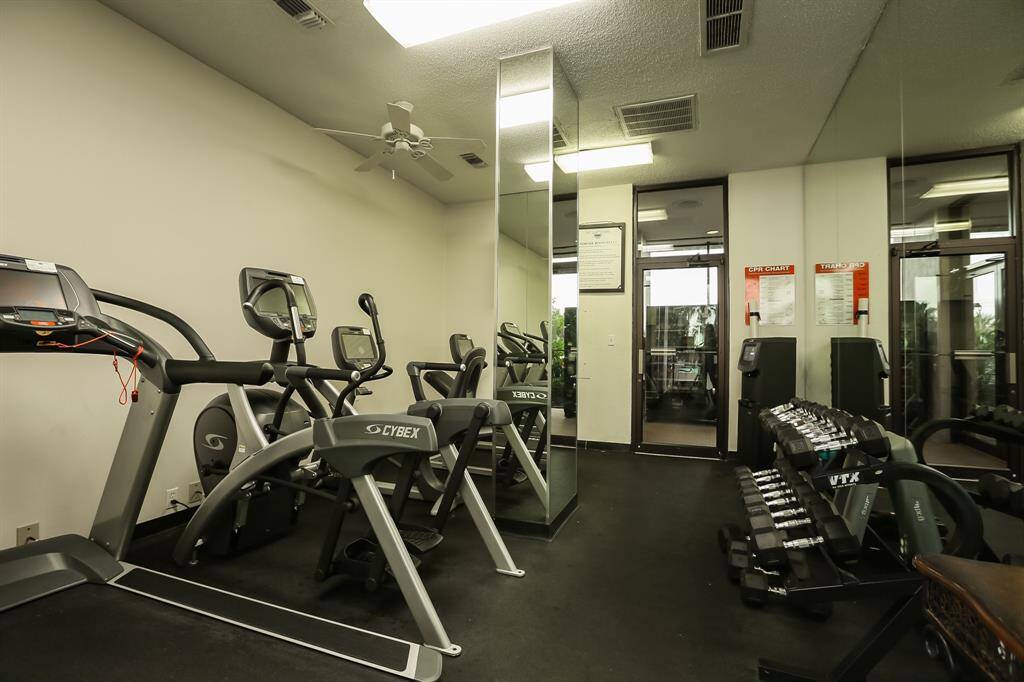 Fitness Room for residents and guests.