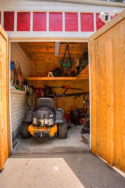 Inside Attached Shed