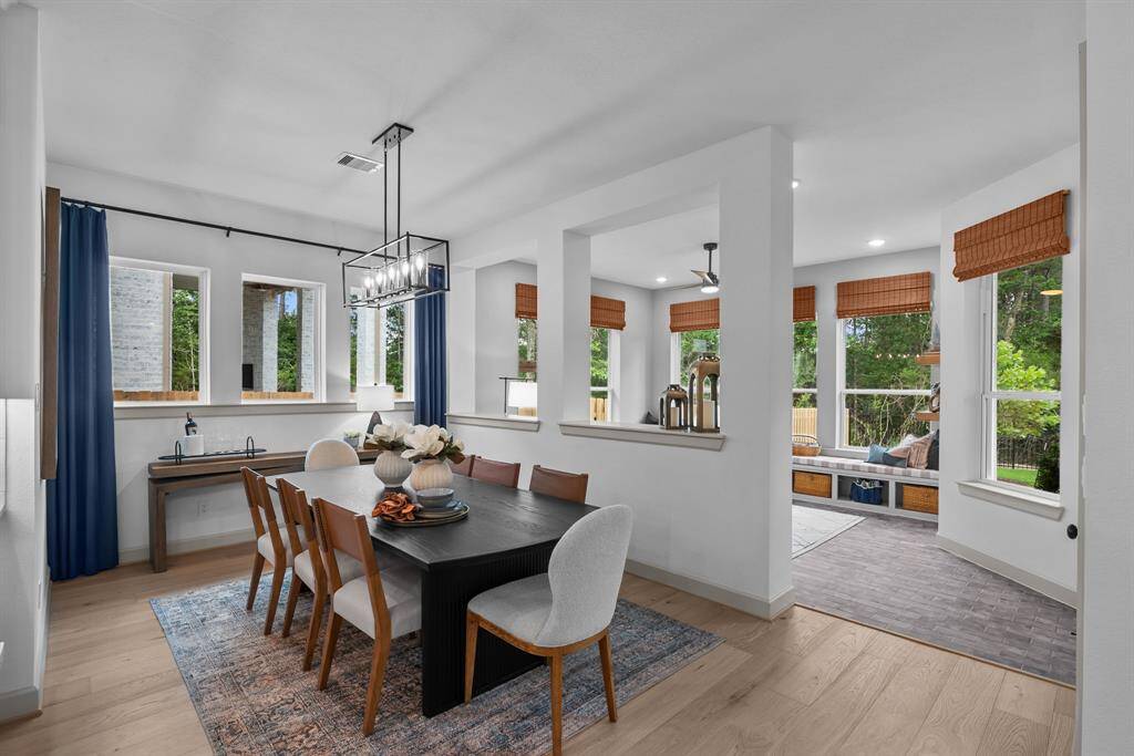 EXAMPLE PHOTO: Imagine entertaining in this huge Dining area!  It's so light and bright