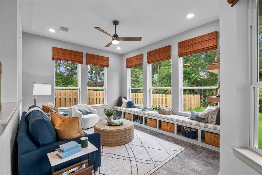 EXAMPLE PHOTO:  This is truly a Sunroom! Lots of windows and light!  This could be a hobby room, playroom or workout space!