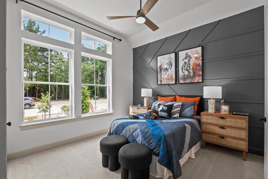 EXAMPLE PHOTO:  Secondary bedroom with adjoining jack and jill bath