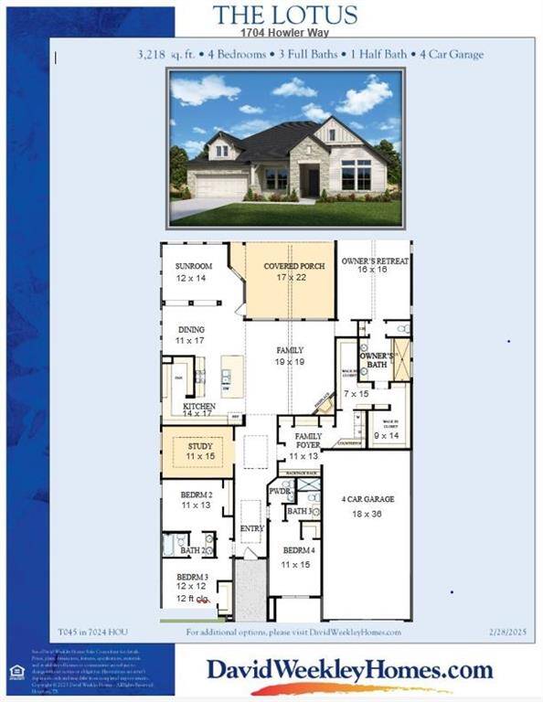 Popular Lotus plan fits all lifestyles with high ceilings and open design!