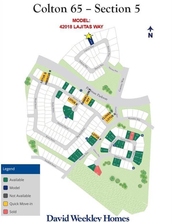 Colton 65 ft offers a variety of home sites, many with private views! Colton is a NEW Master Planned community in Todd Mission! It will offer a 24/7 gym, miles of walking trails, splash pad, ampitheater, 18 hole Disc golf course and so, much more! 1/4 mi N of Hwy 249 off FM 1486!