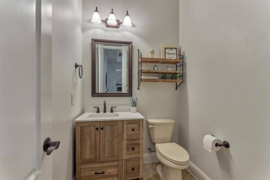 Half bathroom downstairs for your guests