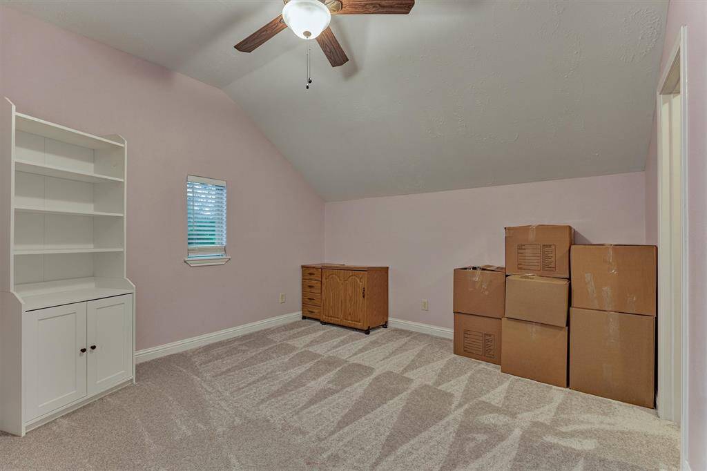 This is the large flex room inside the secondary bedroom. So many possibilities here. This could be a craft room, gym etc