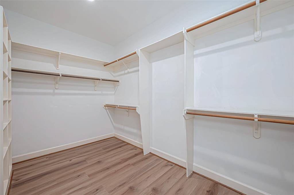 No more clutter! Enjoy the benefit of a big walk-in closet.