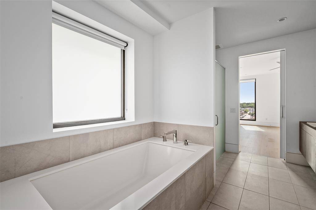 Can't forget about the soaking tub, perfect for relaxing.