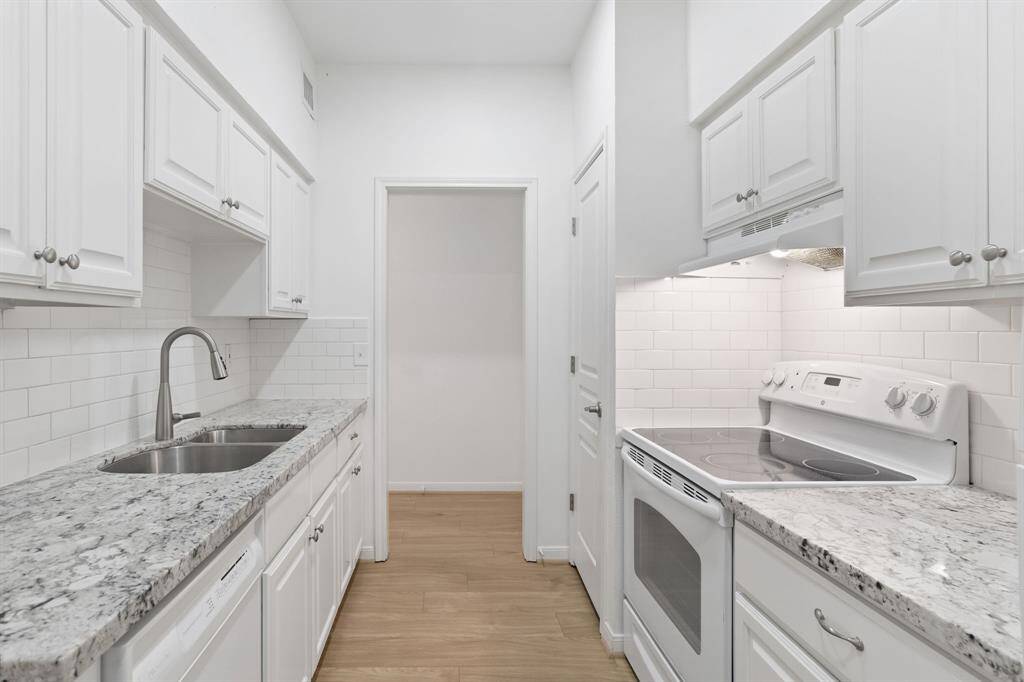 Newly renovated kitchen with granite counter tops