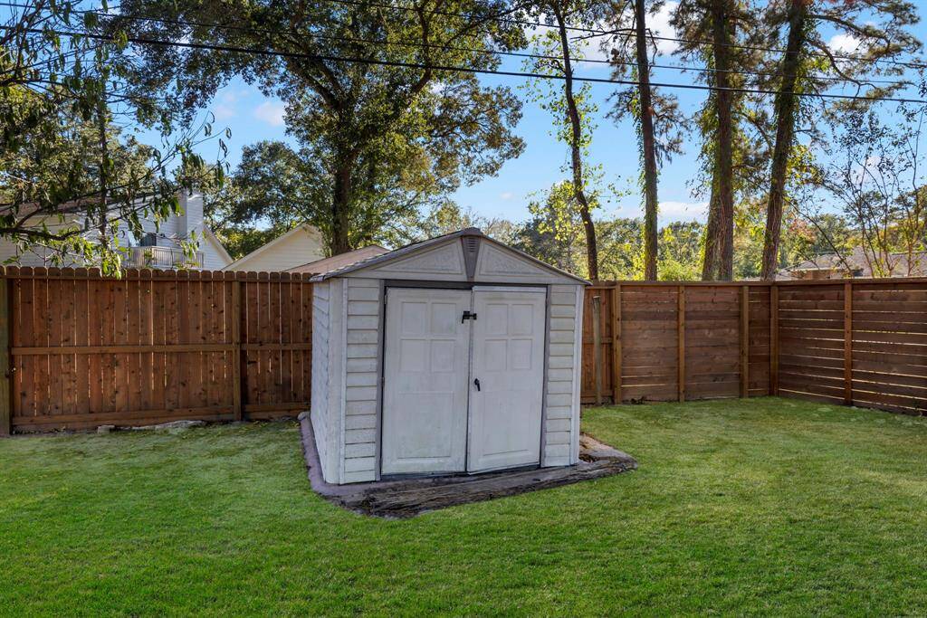 Portable storage shed.