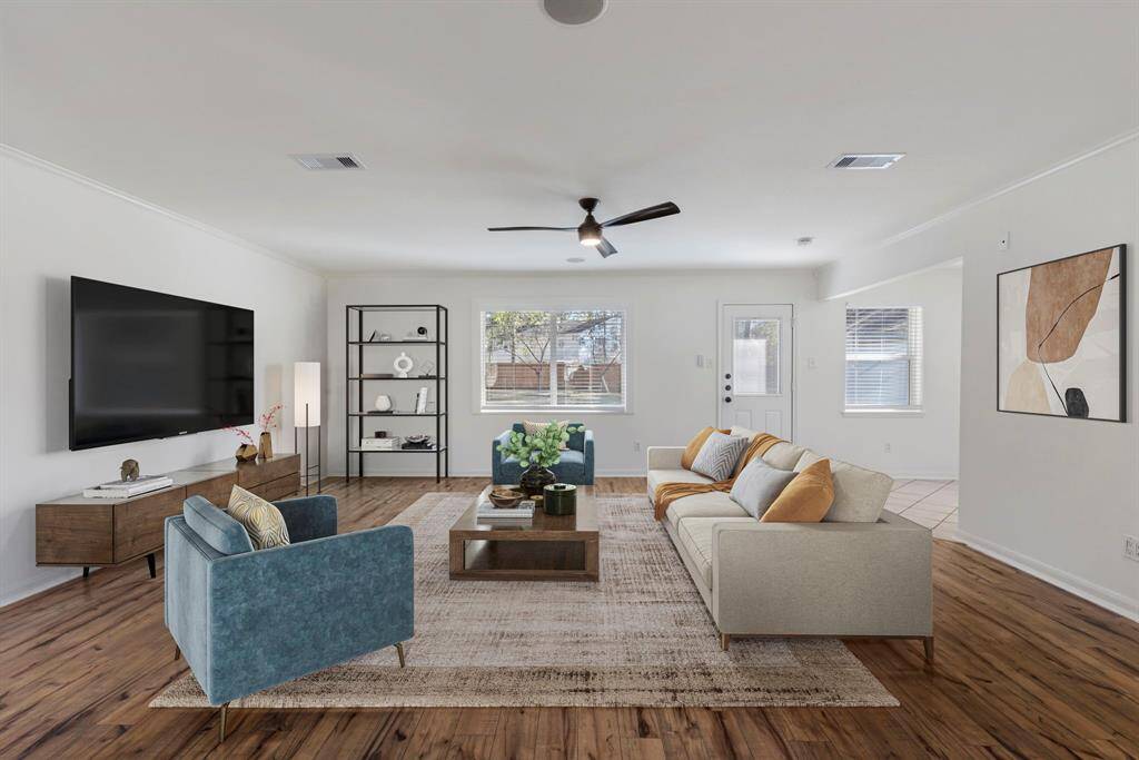 Digitally staged living