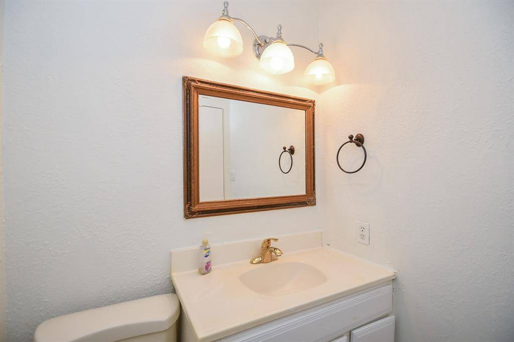 Downstairs half bath.