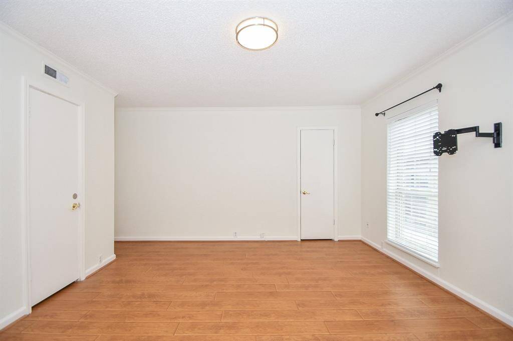 Another view of the Primary bedroom with two closets