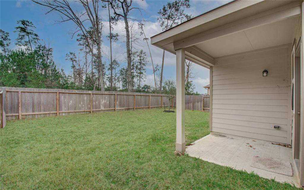Covered patio