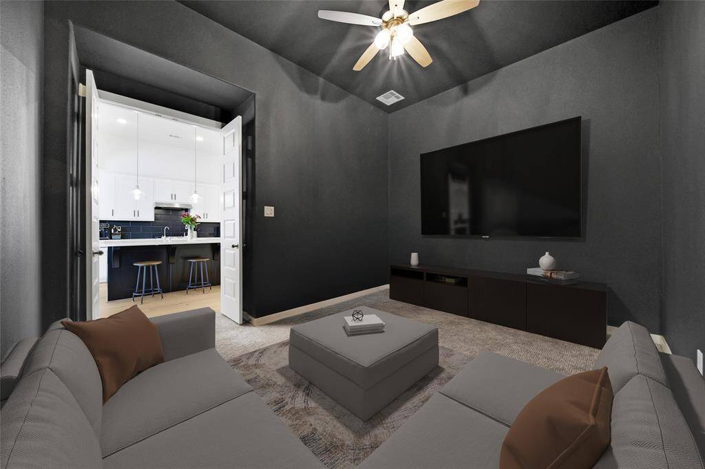 Media or Game Room...virtually staged.
