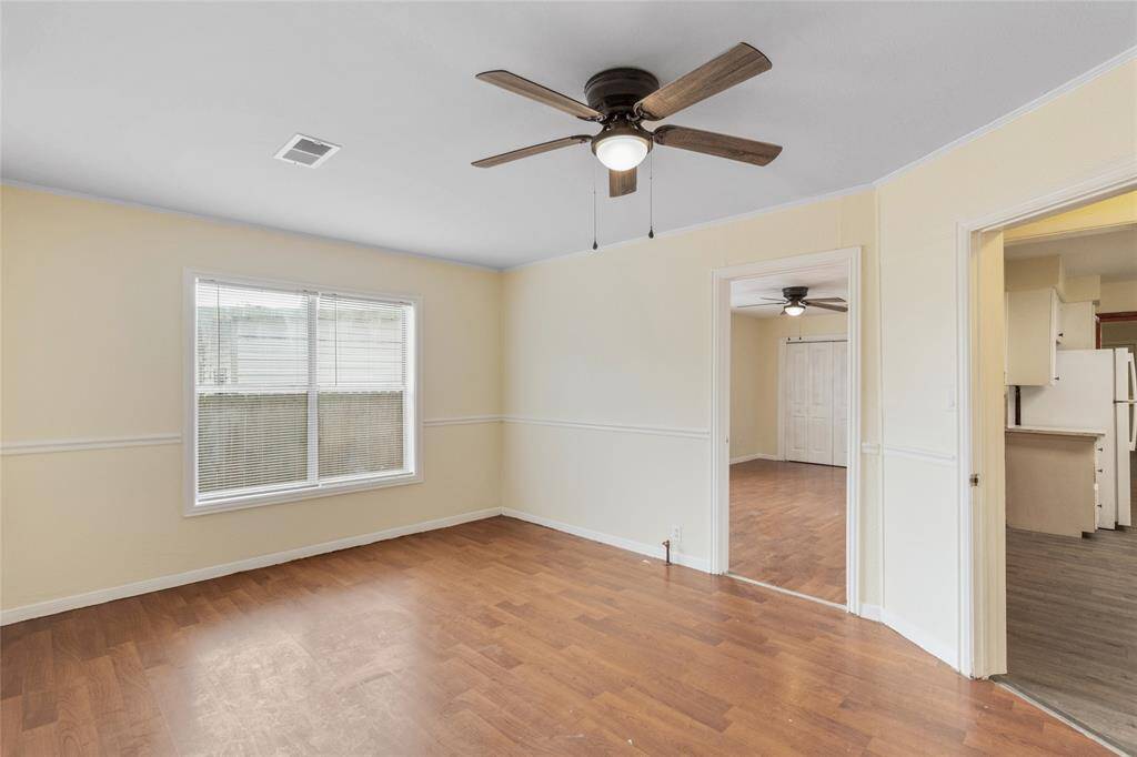 Bedroom located at the back of the home