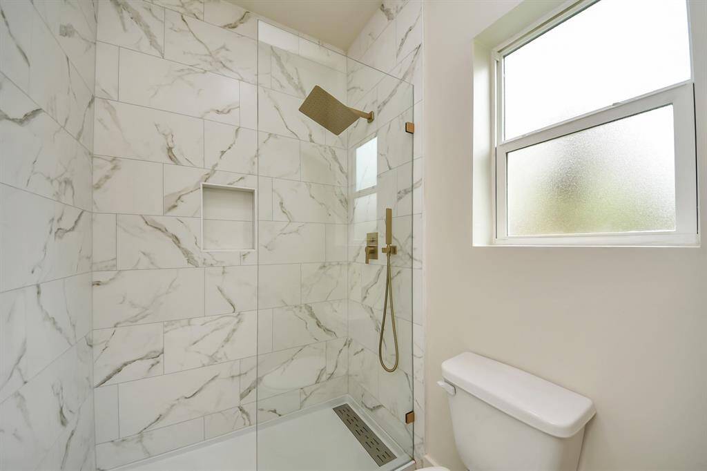 Shower in the Primary.