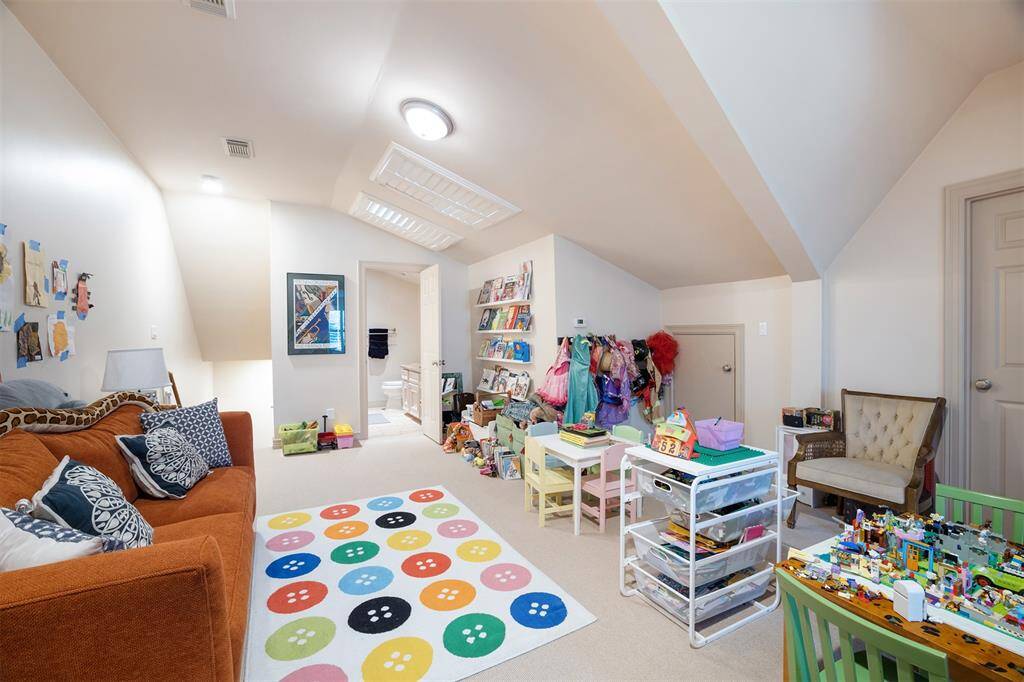 The third bedroom is located on the northwest corner upstairs.