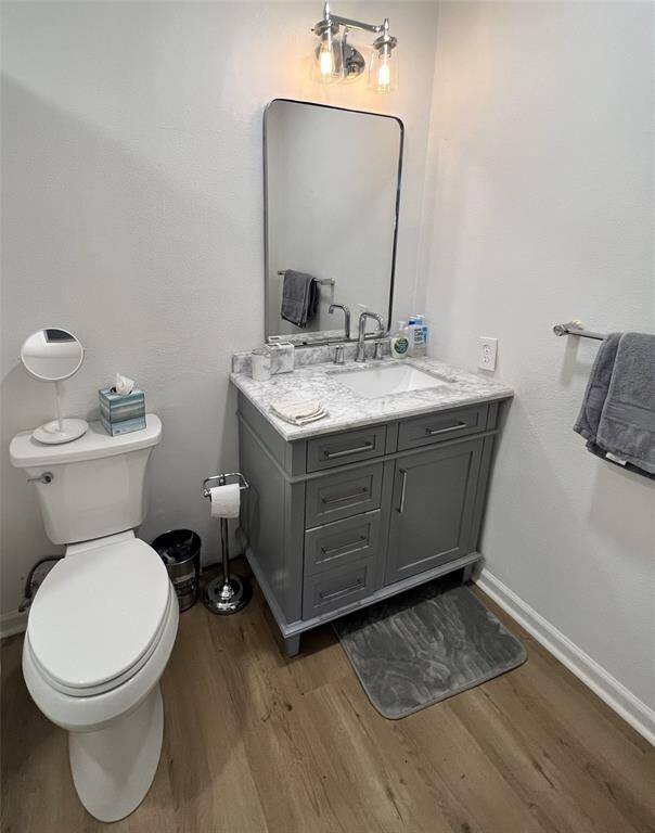 Powder room on the first floor.