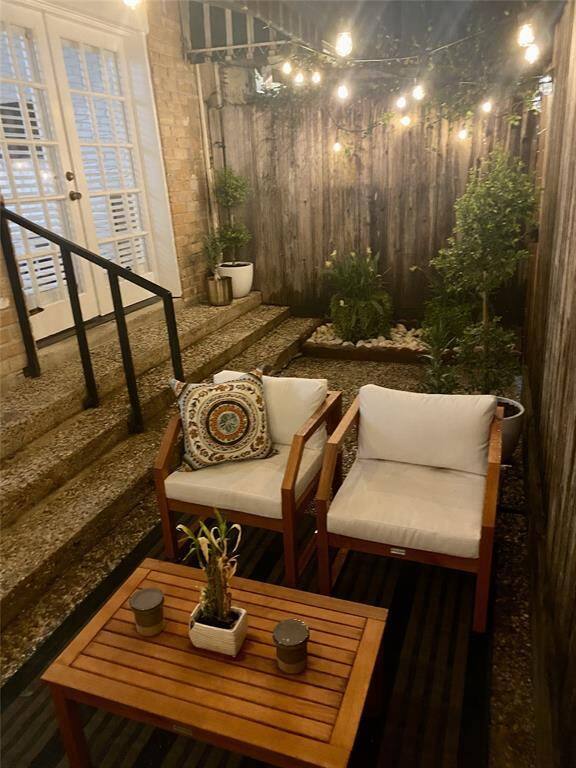 Your little outdoor oasis.
