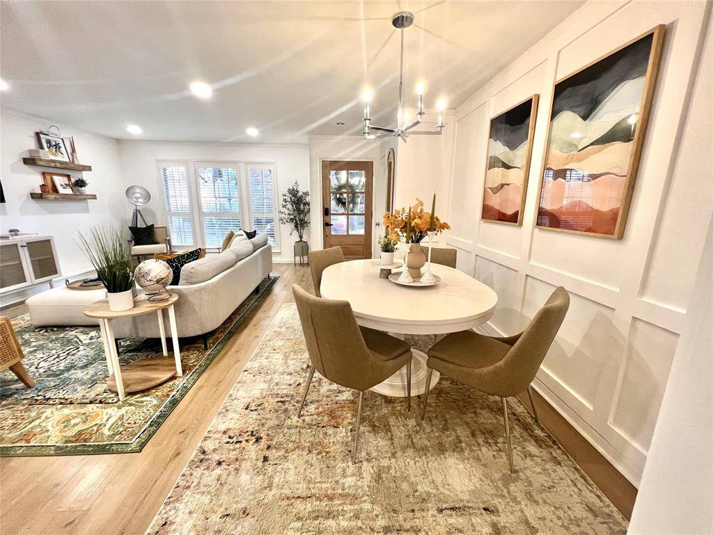 White, bright and inviting living space.