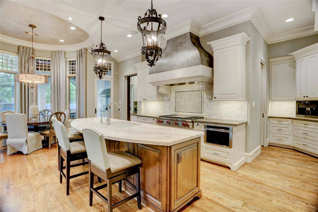 Kitchen leads to the breakfast areas and a large loggia