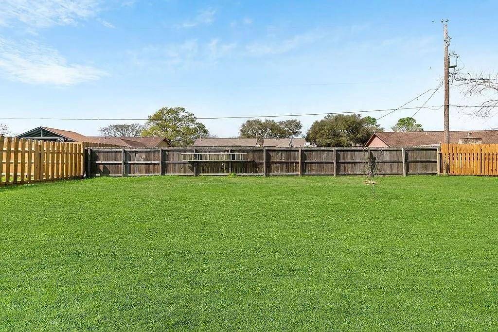 Back yard view