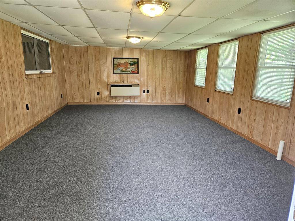 The large gameroom or second living room is a great place to entertain or have quests over.