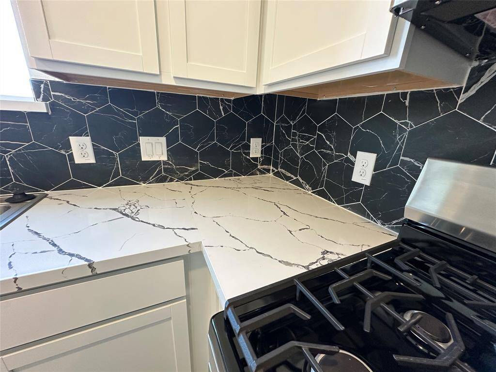 beautiful backspace and countertop upgrades