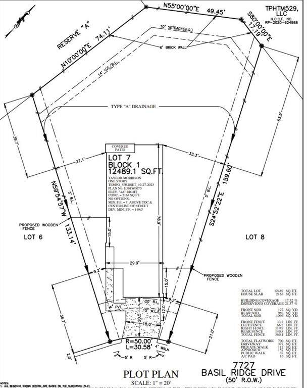 Plot Plan