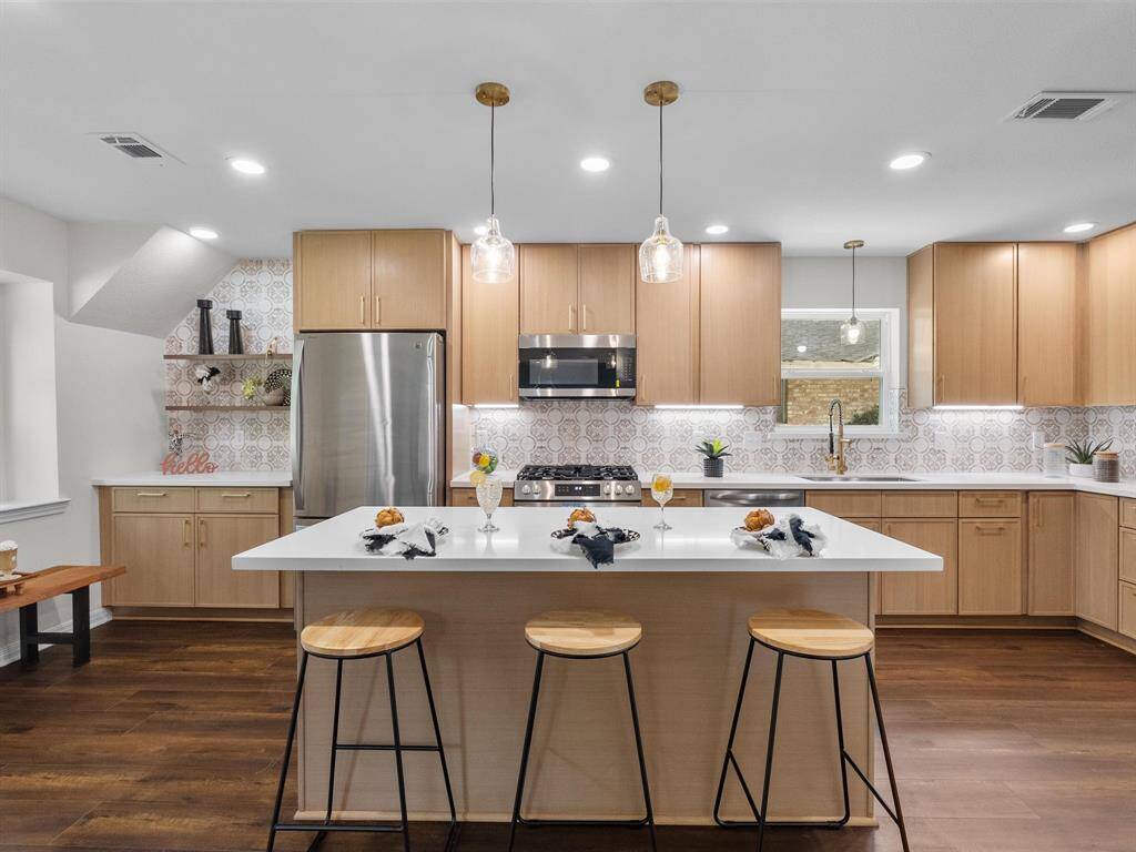 An all new kitchen is definitely the star in this updated home!