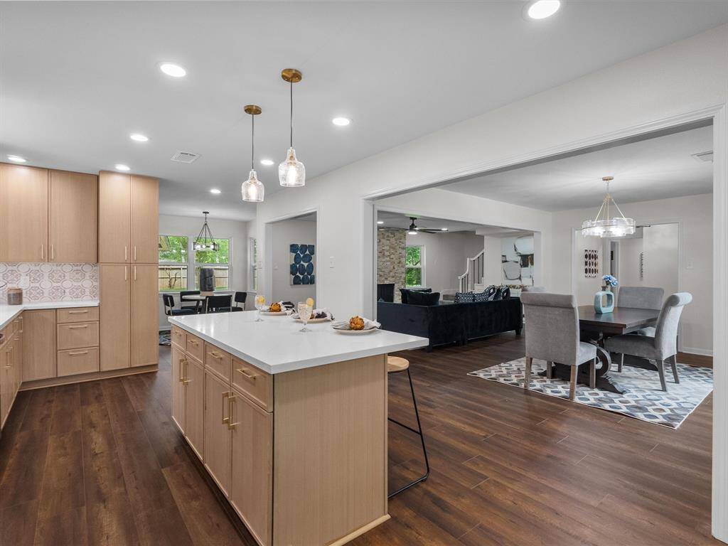 The kitchen has been completed redesigned to create a home chef's dream space!