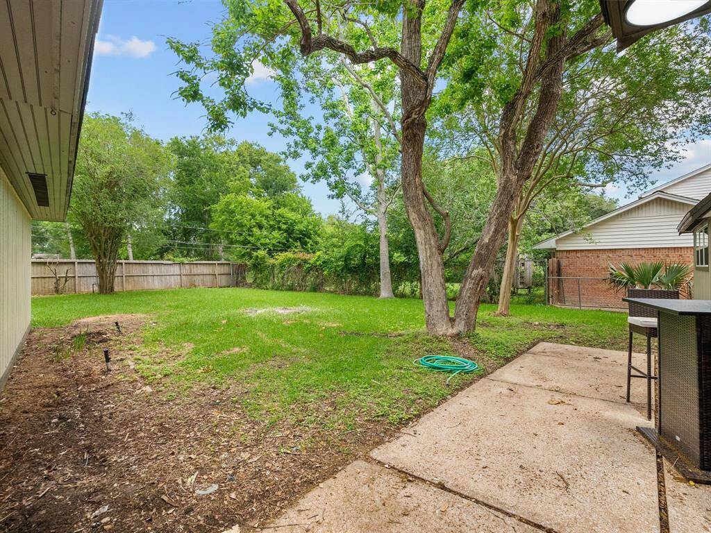 The patio is a perfect spot to unwind after a long day.