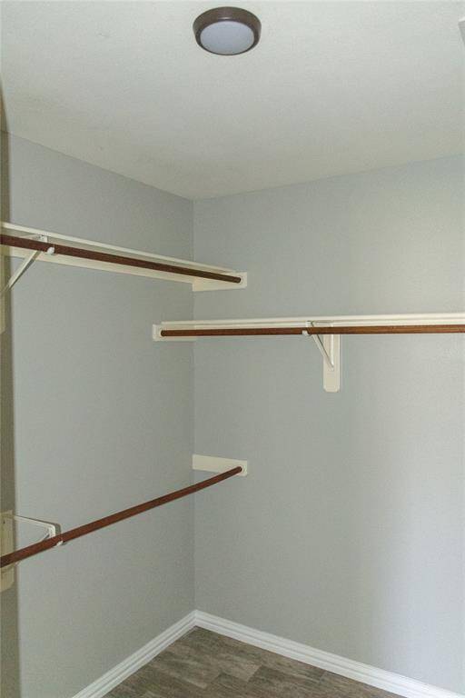 large closet in primary bedroom