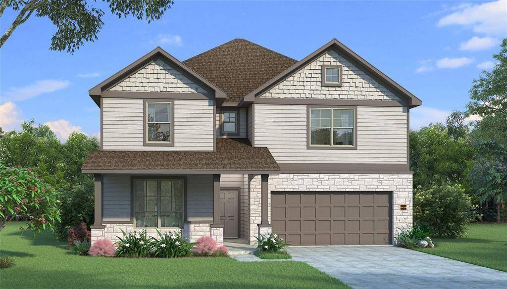 HistoryMaker Homes Hawthorn II with Elevation WM. Home is under construction.
