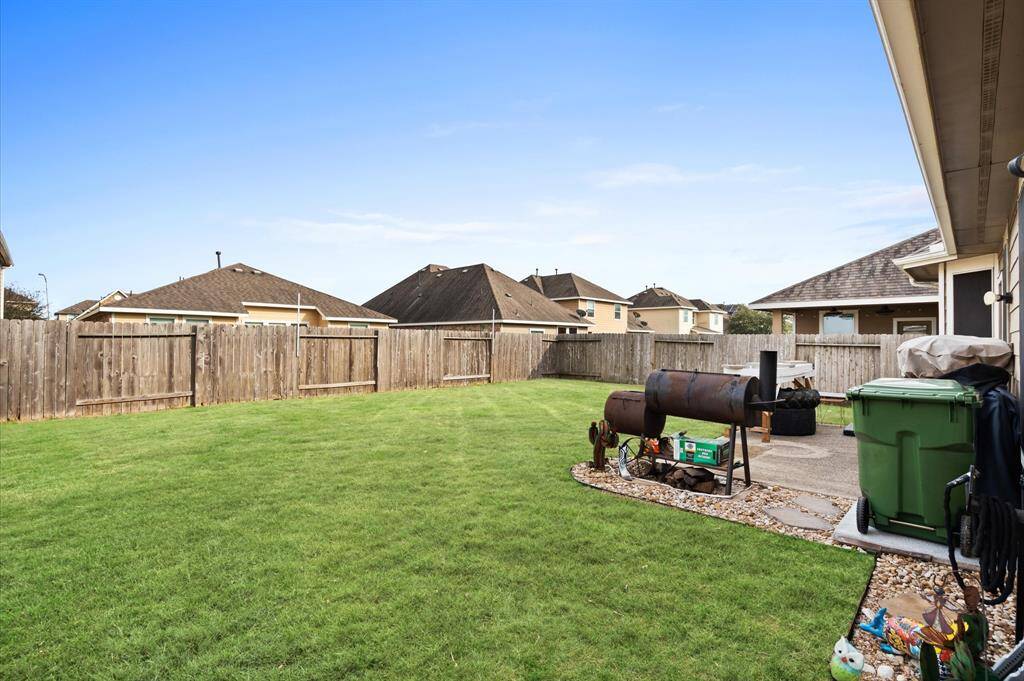 Oversized  patio is great for BBQ and relaxation.