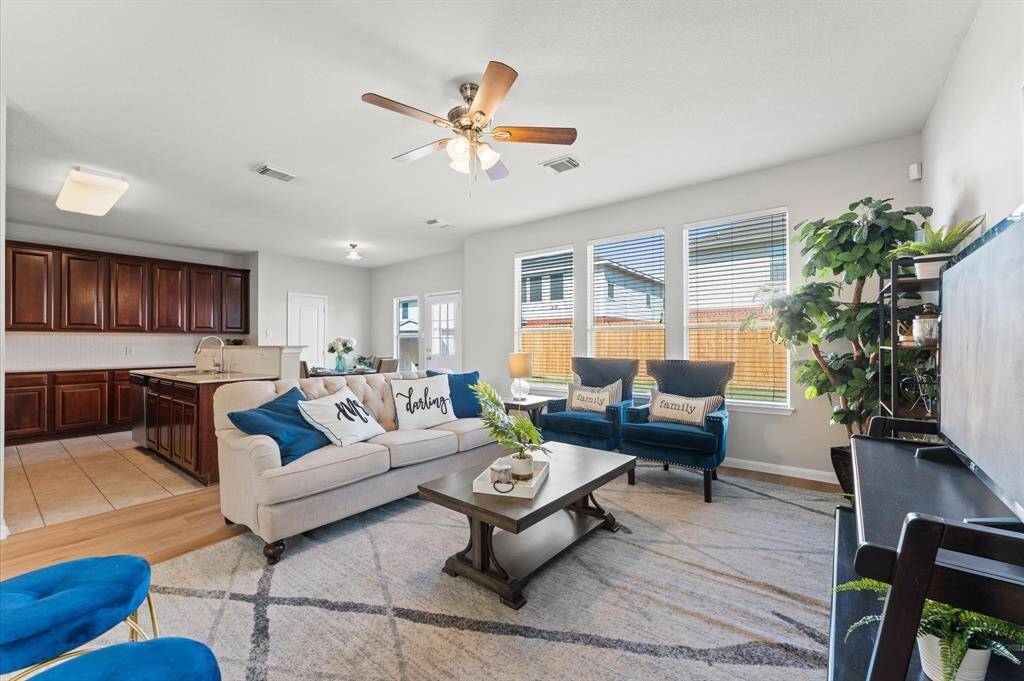 It's a space that embraces comfort while remaining stylish and versatile.