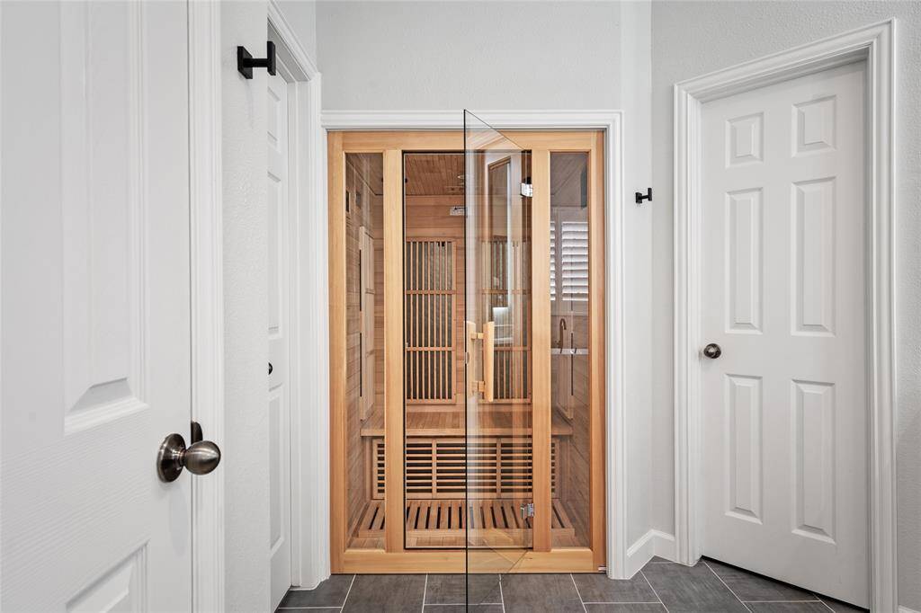 Maxxus Infrared Sauna in Primary Bathroom