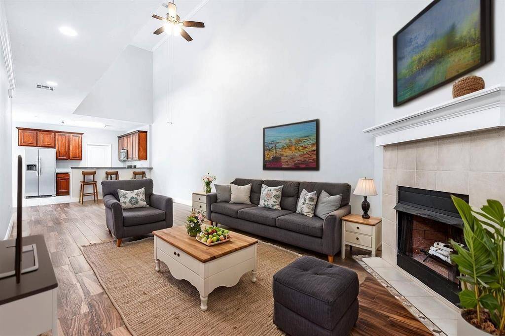 ** Virtually Staged - Living Room with a view of the Kitchen