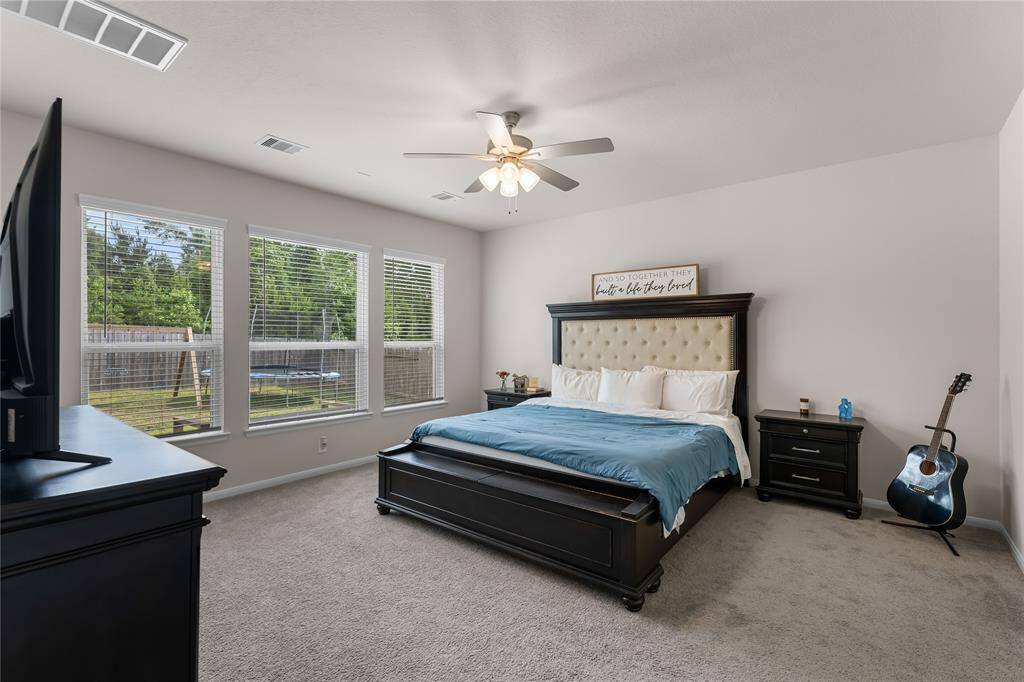 Primary suite is downstairs