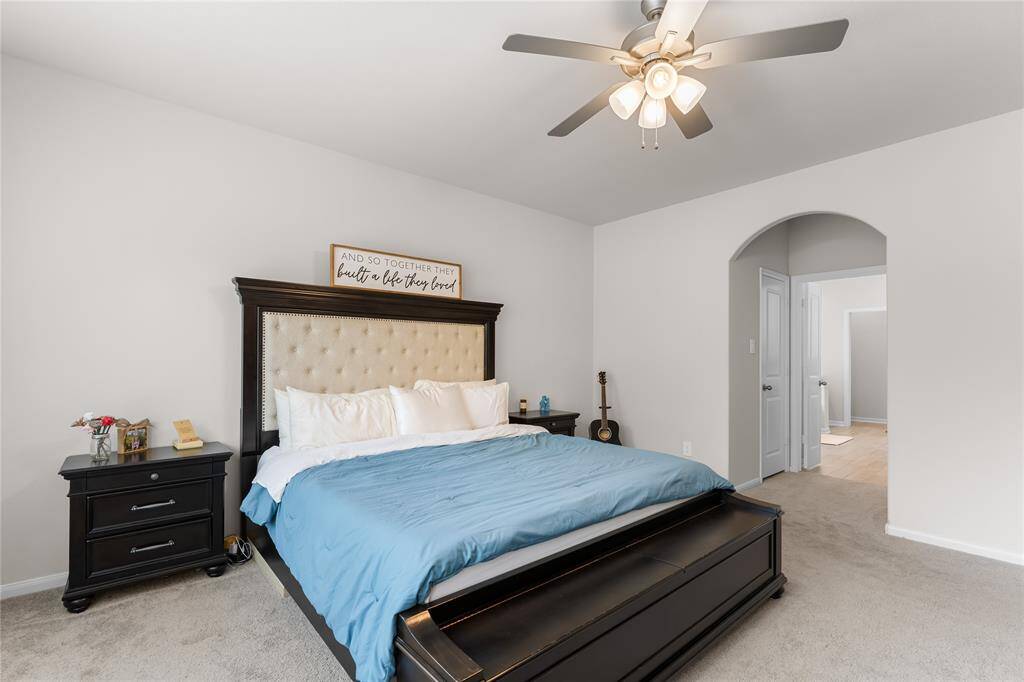 Lots of natural light in this first level primary suite