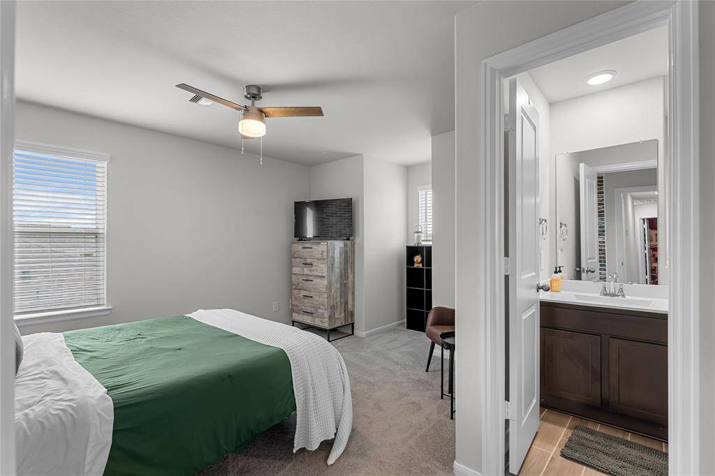View of both the bedroom and en-suite