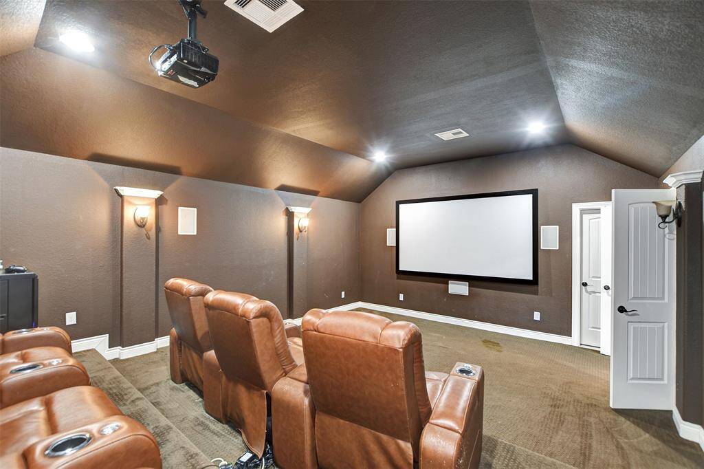 Another view of the amazing media room