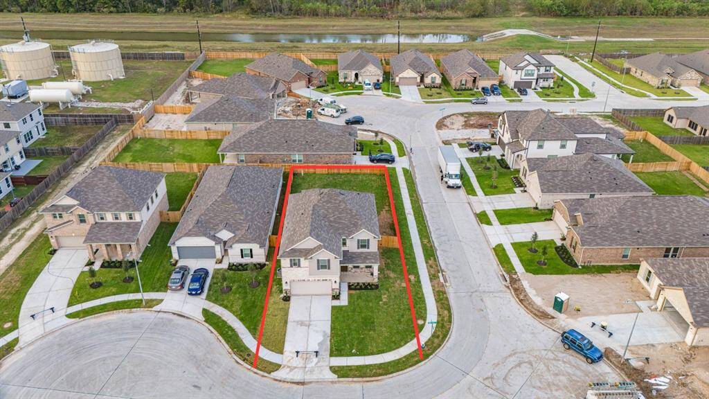 Amazing aerial shot of this gorgeous KB Home home situated on a large CORNER lot.