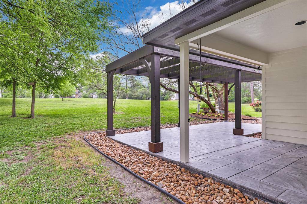Back patio