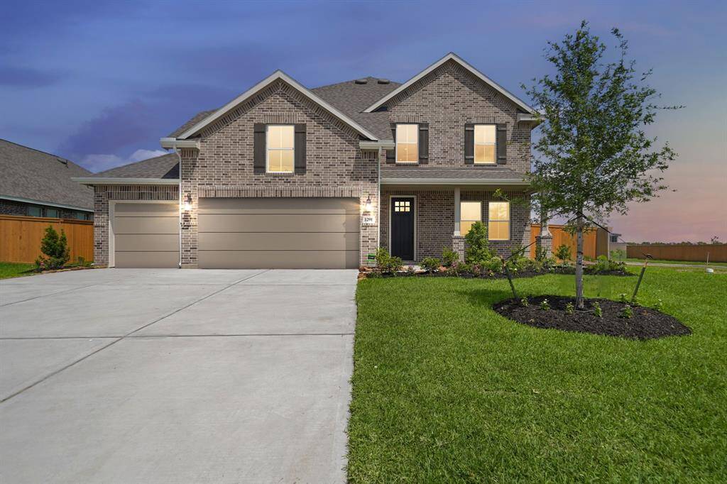 Impressive El Paso design by K. Hovnanian Homes in elevation TA built in River Ranch Estates.