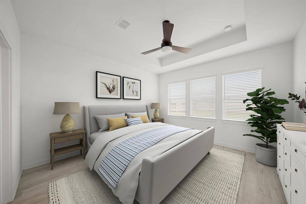 Sun-lit primary suite