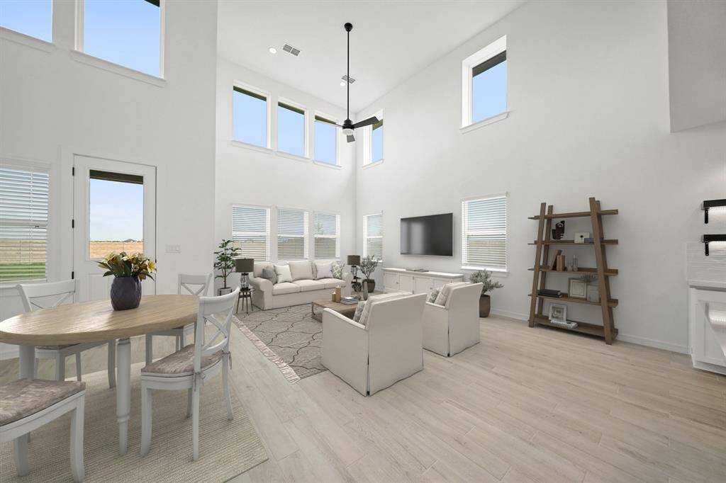 Impressive two-story great room