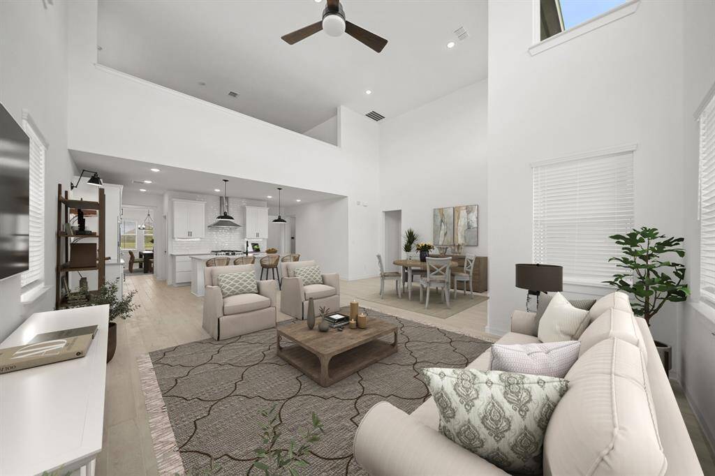 Bright open floor plan