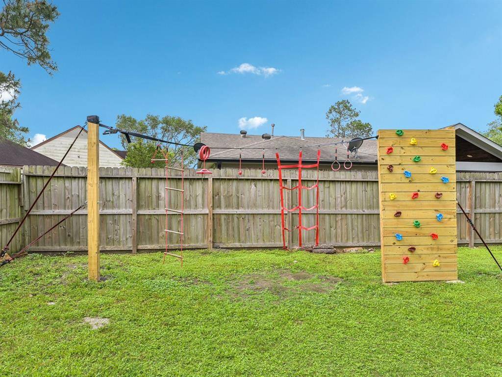 This cute playset stays with the house!