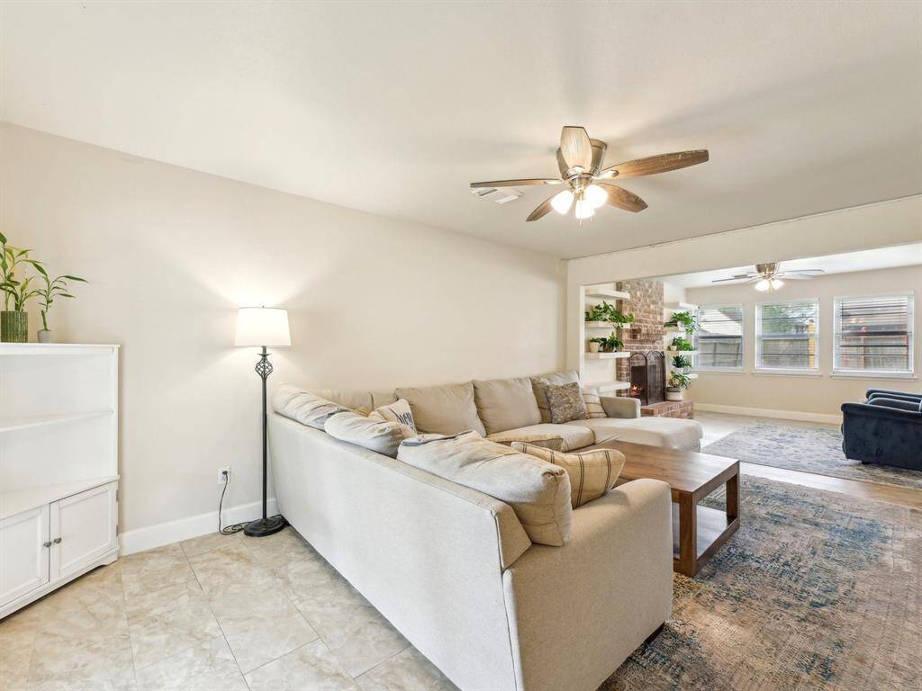 The Formal Living Area is a great place to catch up about the day's events!